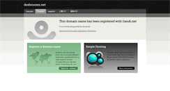 Desktop Screenshot of desbrosses.net
